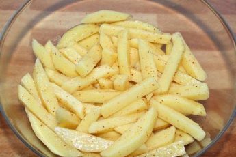 Рецепт картофеля фри без масла!