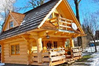 Деревянные жилые дома словно из сказки