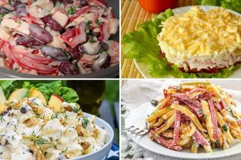 10 лучших вкусных и быстрых салатов